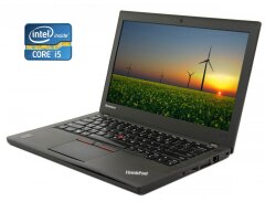 Нетбук Б-клас Lenovo ThinkPad X250 / 12.5" (1366x768) TN / Intel Core i5-5200U (2 (4) ядра по 2.2 - 2.7 GHz) / 8 GB DDR3 / 128 GB SSD / Intel HD Graphics 5500 / WebCam / Win 10 Pro / Два АКБ