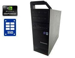 ПК Lenovo A11 Tower / Intel Core 2 Duo E6550 (2 ядро по 2.33 GHz) / 4 GB DDR3 / 120 GB SSD / nVidia GeForce 6200 LE, 512 MB DDR2, 128-bit / 2x DVD-RW / Win 10 Pro