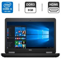 Ноутбук Dell Latitude E5540 / 15.6" (1366x768) TN / Intel Core i5-4310U (2 (4) ядра по 2.0 - 3.0 GHz) / 8 GB DDR3 / 120 GB SSD / nVidia GeForce GT 720M, 1GB DDR3, 64-bit / WebCam 