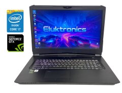Игровой ноутбук Eluktronics 17 PA17HP6 / 17.3" (2560x1440) IPS / Intel Core i7-7700HQ (4 (8) ядра по 2.8 - 3.8 GHz) / 16 GB DDR4 / 240 GB SSD NVMe / nVidia GeForce GTX 1070, 8 GB GDDR5, 256-bit / WebCam