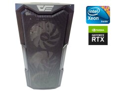 Ігровий ПК Huananzhi Tower / Intel Xeon E5-2699 V3 (18 (36) ядер по 2.3 - 3.6 GHz) / 128 GB DDR4 / 512 GB SSD + 512 GB SSD / nVidia GeForce RTX 3060 Twin X2, 12 GB GDDR6, 192-bit / 850W / Win 11