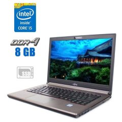 Ноутбук Fujitsu LifeBook E746 / 14" (1920x1080) IPS / Intel Core i5-6200U (2 (4) ядра по 2.3 - 2.8 GHz) / 8 GB DDR4 / 120 GB SSD / Intel HD Graphics 520 / WebCam