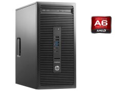 ПК HP EliteDesk 705 G1 Tower / AMD A6 PRO-7400B (2 ядра по 3.5 - 3.9 GHz) / 8 GB DDR3 / 500 GB HDD / AMD Radeon R5 Graphics / DVD-RW + USB-флешка 64 GB