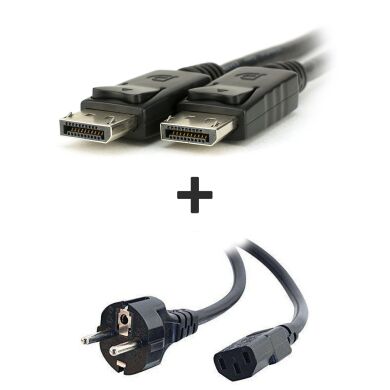 Кабель с DisplayPort на DisplayPort + Кабель питания