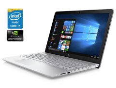 Ігровий ноутбук HP Pavilion 15t-c000 / 15.6" (1920x1080) IPS Touch / Intel Core i7-7500U (2 (4) ядра по 2.7 - 3.5 GHz) / 8 GB DDR4 / 240 GB SSD / nVidia GeForce 940MX, 2 GB GDDR5, 64-bit / WebCam / DVD-ROM / Win 10 Home