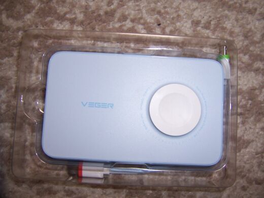 Новый Power Bank VEGER 20W PD Fast Charging / 10000 mAh / 5V/2A