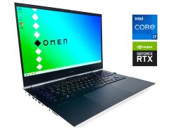 Игровой ноутбук HP Omen 16-b0005dx / 16.1" (2560x1440) IPS / Intel Core i7-11800H (8 (16) ядер по 2.3 - 4.6&nbsp;GHz) / 32 GB DDR4 / 1000 GB SSD / nVidia GeForce RTX 3070, 8 GB GDDR6, 256-bit / WebCam