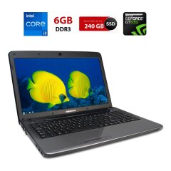 Игровой ноутбук Б-класс Medion P6634 / 15.6" (1366x768) TN / Intel Core i3-2350M (2 (4) ядра по 2.3 GHz) / 6 GB DDR3 / 240 GB SSD / nVidia GeForce GT 630, 1 GB GDDR5, 128-bit / WebCam
