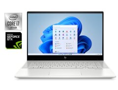 Игровой ноутбук HP Envy 15-ep0016nb / 15.6" (1920x1080) IPS / Intel Core i7-10750H (6 (12) ядер по 2.6 - 5.0 GHz) / 16 GB DDR4 / 1000 GB SSD / nVidia GeForce GTX 1660 Ti Max-Q, 6 GB GDDR6, 192-bit / WebCam