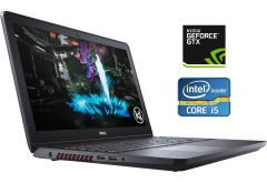 Ігровий ноутбук Dell Inspirion 15-5577 / 15.6" (1920x1080) IPS / Intel Core i5-7300HQ (4 ядра по 2.5 - 3.5 GHz) / 16 GB DDR4 / 512 GB SSD / nVidia GeForce GTX 1050, 4 GB GDDR5, 128-bit / WebCam / Windows 10
