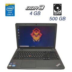 Ноутбук Б клас Lenovo ThinkPad Edge E531 / 15.6" (1366x768) TN / Intel Core i5-3230M (2 (4) ядра по 2.6 - 3.2 GHz) / 4 GB DDR3 / 500 GB HDD / WebCam / DVD-ROM / USB 3.0 / HDMI