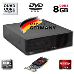 Fujitsu-Siemens E5731 SFF / Intel Core 2 Quad Q6600 (4 ядра по 2.4GHz) / 8GB DDR3 / 250GB HDD / AMD Radeon 7570 1GB GDDR5 128bit