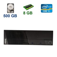 Lenovo ThinkCentre M83 SFF / Intel Core i5-4570 (4 ядра по 3.2 - 3.6 GHz) / 8 GB DDR3 / 500 GB HDD