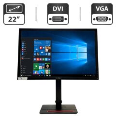 Монитор Dell P2210 / 22" (1650x1050) TN / VGA, DVI, DisplayPort / VESA 100x100 + Кабель питания