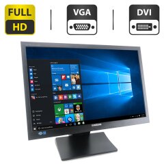 Монитор Samsung S22C450B / 22" (1920x1080) TN / DVI, VGA / VESA 100x100 + Кабель питания