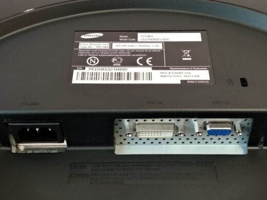 Монитор Samsung SyncMaster 2232BW / 22" (1680x1050) TN / DVI, VGA Монитор Samsung SyncMaster 2232BW / 22" (1680x1050) TN / DVI, VGA