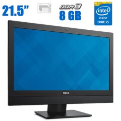 Моноблок Dell OptiPlex 3240 All-in-One / 21.5" (1920x1080) TN / Intel Core i5-6500 (4 ядра по 3.2 - 3.6 GHz) / 8 GB DDR3 / 240 GB SSD / Intel HD Graphics 530 + WiFi USB и кабель питания