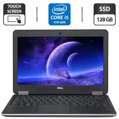 Нетбук Б-класс Dell Latitude E7240 / 12.5" (1920x1080) IPS Touch / Intel Core i5-4200U (2 (4) ядра по 1.6 - 2.6 GHz) / 8 GB DDR3 / 128 GB SSD / Intel HD Graphics 4400 / WebCam / HDMI
