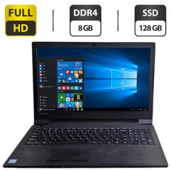 Ноутбук Б-клас Lenovo IdeaPad V110-15ISK / 15.6" (1920x1080) TN / Intel Core i3-6006U (2 (4) ядра по 2.0 GHz) / 8 GB DDR4 / 128 GB SSD / Intel HD Graphics 520 / WebCam