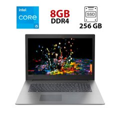 Ноутбук Lenovo IdeaPad 17-330IKB / 17.3" (1600x900) TN / Intel Core i5-8250U (4 (8) ядра по 1.6 - 3.4 GHz) / 8 GB DDR4 / 256 GB SSD / Intel HD Graphics 520 / WebCam