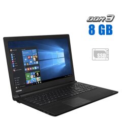 Ноутбук Toshiba Satellite Pro R50-C / 15.6" (1366x768) TN / Intel Core i3-5005U (2 (4) ядра по 2.0 GHz) / 8 GB DDR3 / 480 GB SSD / Intel HD Graphics 5500 / DVD-RW / HDMI
