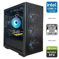 Новый игровой ПК Deepcool Matrexx 40 3FS Tower / Intel Core i5-11400F (6 (12) ядер по 2.6 - 4.4 GHz) / 32 GB DDR4 / 256 GB SSD M.2 + 1000 GB HDD / nVidia GeForce RTX 3050, 8 GB GDDR6, 128-bit / HDMI / 700W