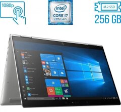 Ноутбук-трансформер Б-клас HP EliteBook x360 1030 G3 / 13.3" (1920x1080) IPS Touch / Intel Core i7-8650U (4 (8) ядра по 1.9 - 4.2 GHz) / 16 GB DDR3 / 256 GB SSD M.2 / Intel UHD Graphics 620 / WebCam / Fingerprint / HDMI