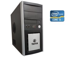 Игровой ПК Terra s1150 Black Tower / Intel Core i5-4590 (4 ядра по 3.3 - 3.7 GHz) / 16 GB DDR3 / 120 GB SSD + 750 GB HDD / AMD Radeon RX 570, 8GB GDDR5, 256-bit / 600W