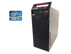 ПК Lenovo ThinkCentre Edge 72 Tower / Intel Core i5-3470S (4 ядра по 2.9 - 3.6 GHz) / 8 GB DDR3 / 120 GB SSD + 750 GB HDD / Intel HD Graphics 2500 / DVD-RW + USB-флешка 64 GB