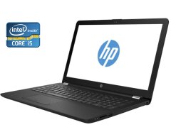 Ноутбук HP 15-bs015dx / 15.6" (1366x768) TN Touch / Intel Core i5-7200U (2 (4) ядра по 2.5 - 3.1 GHz) / 8 GB DDR4 / 512 GB SSD / Intel HD Graphics 620 / WebCam / DVD-ROM / Win 10 Home