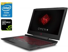 Игровой ноутбук HP Omen 15-ce019dx / 15.6" (1920x1080) IPS / Intel Core i7-7700HQ (4 (8) ядра по 2.8 - 3.8 GHz) / 16 GB DDR4 / 500 GB SSD / nVidia GeForce GTX 1050 Ti, 4 GB GDDR5, 128-bit / WebCam / Win 10 Home
