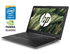 Мобільна робоча станція HP ZBook Studio G4 / 15.6" (1920x1080) IPS / Intel Core i7-7700HQ (4 (8) ядра по 2.8 - 3.8 GHz) / 8 GB DDR4 / 512 GB SSD / nVidia Quadro M1200, 4 GB GDDR5, 128-bit / WebCam
