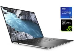 Игровой ноутбук Dell XPS 15 9500 / 15.6" (3840x2400) IPS Touch / Intel Core i9-10885H (8 (16) ядер по 2.4 - 5.3 GHz) / 32 GB DDR4 / 2000 GB SSD / nVidia GeForce GTX 1650 Ti, 4 GB GDDR6, 128-bit / WebCam