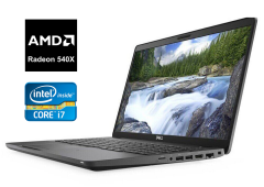 Ультрабук Dell Latitude 5500 / 15.6" (1920x1080) IPS / Intel Core i7-8665U (4 (8) ядра по 1.9 - 4.8 GHz) / 16 GB DDR4 / 512 GB SSD / AMD Radeon 540x, 2 GB GDDR5, 64-bit / WebCam / HDMI