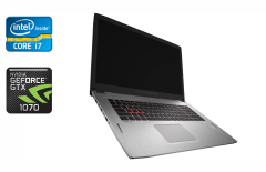 Ігровий ноутбук Asus ROG Strix GL702V / 17.3" (1920x1080) IPS / Intel Core i7-7700HQ (4 (8) ядра по 2.8 - 3.8 GHz) / 16 GB DDR4 / 480 GB SSD / nVidia GeForce GTX 1070, 8 GB GDDR5, 256-bit / WebCam