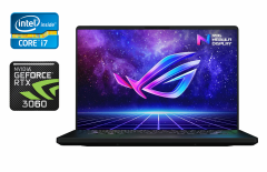 Ігровий ноутбук Asus ROG Zephyrus M16 GU603ZM / 16" (1920x1080) IPS / Intel Core i7-12700H (14 (20) ядер по 3.5 - 4.7 GHz) / 16 GB DDR5 / 1000 GB SSD / nVidia GeForce RTX 3060, 6 GB GDDR6, 192-bit / WebCam / Windows 10