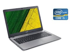 Ноутбук Acer Aspire F5-573-55LV / 15.6" (1920x1080) TN / Intel Core i5-7200U (2 (4) ядра по 2.5 - 3.1 GHz) / 8 GB DDR4 / 240 GB SSD / Intel HD Graphics 620 / WebCam / DVD-RW / Win 10 Home  
