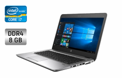 Ультрабук HP EliteBook 840 G4 / 14" (2560x1440) IPS / Intel Core i7-7500U (2 (4) ядра по 2.7 - 3.5 GHz) / 8 GB DDR4 / 240 GB SSD / Intel HD Graphics 620 / WebCam / Fingerprint / Windows 10