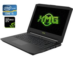 Ігровий ноутбук Schenker XMG P407 Clevo P641HK / 14" (1920x1080) IPS / Intel Core i7-7700HQ (4 (8) ядра по 2.8 - 3.8 GHz) / 32 GB DDR4 / 256 GB SSD + 500 HDD / nVidia GeForce GTX 1050 Ti, 4 GB GDDR5, 128-bit / WebCam / Win 10