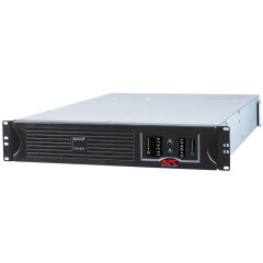 ИБП APC Smart-UPS 3000 (SUA3000RMI2U) / 220-240 V / 3000 V&middot;А / 2700W / 9 выходов / RS-232, USB, SmartSlot / Без АКБ