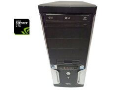 ПК Asus Vento Tower / AMD Phenom II X6 1100T (6 ядер по 3.3 - 3.7 GHz) / 8 GB DDR3 / 60 GB SSD + 500 GB HDD / nVidia GeForce GTX 650 Ti, 2 GB GDDR5, 128-bit / DVD-ROM / 460W