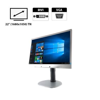 Монитор Philips Brilliance 220B4L / 22" (1680x1050) TN / DVI, VGA, Audio + Кабель питания