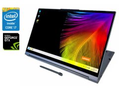 Игровой ноутбук-трансформер Б-класс Lenovo Yoga C940-15IRH / 15.6" (3840x2160) IPS Touch / Intel Core i7-9750H (6 (12) ядер по 2.6 - 4.5 GHz) / 16 GB DDR4 / 512 GB SSD NVMe / nVidia GeForce GTX 1050 Max-Q, 4 GB GDDR5, 128-bit / WebCam