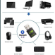 Новый WIFI (2.4/5 GHz) + BLUETOOTH (v.5.0) USB-адаптер (двухдиапазонный; 802.11 b/g/n/ac; до 433 Мбит/с; Windows+Mac OS) купить