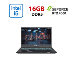 Игровой ноутбук Gigabyte G5 KF5 RC555 / 15.6" (1920x1080) IPS / Intel Core i5-13500H (12 (16) ядер по 3.5 - 4.7 GHz) / 16 GB DDR5 / 960 GB SSD / nVidia GeForce RTX 4060, 8 GB GDDR6, 128-bit / WebCam