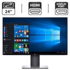 Монитор Dell U2421HE / 24" (1920x1080) IPS / HDMI, DisplayPort, USB-Hub / VESA 100x100 + Кабель питания