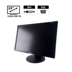 Монитор Samsung SyncMaster 2443BW / 24" (1920x1200) TN / DVI, VGA + Кабель питания