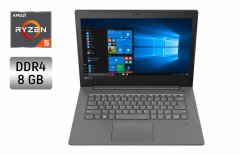 Ноутбук Б-клас Lenovo V330-14ARR / 14" (1920x1080) IPS / AMD Ryzen 5-2500U (4 (8) ядра по 2.0 - 3.6 GHz) / 8 GB DDR4 / 256 GB SSD / AMD Radeon Vega 8 Graphics / WebCam / Fingerprint / Windows 10