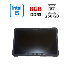 Защищенный планшет Dell Latitude 7212 Rugged Extreme / 11.6'' (1920x1080) IPS / Intel Core i5-7300U (2 (4) ядра по 2.6 - 3.5 GHz) / 8 GB DDR3 / 256 GB SSD / Intel HD Graphics 620 / WebCam