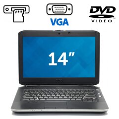 Ноутбук Dell Latitude E5430 / 14" (1600x900) TN / Intel Core i3-2328M (2 (4) ядра по 2.2 GHz) / 4 GB DDR3 / 500 GB HDD / Intel HD Graphics 3000 / WebCam / DVD-ROM / VGA